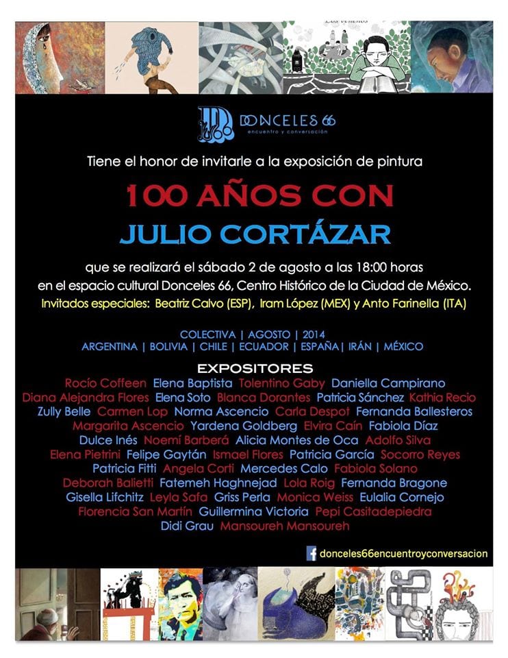 100 años con Julio Cortázar, Donceles 66, Mexico City, 2014
