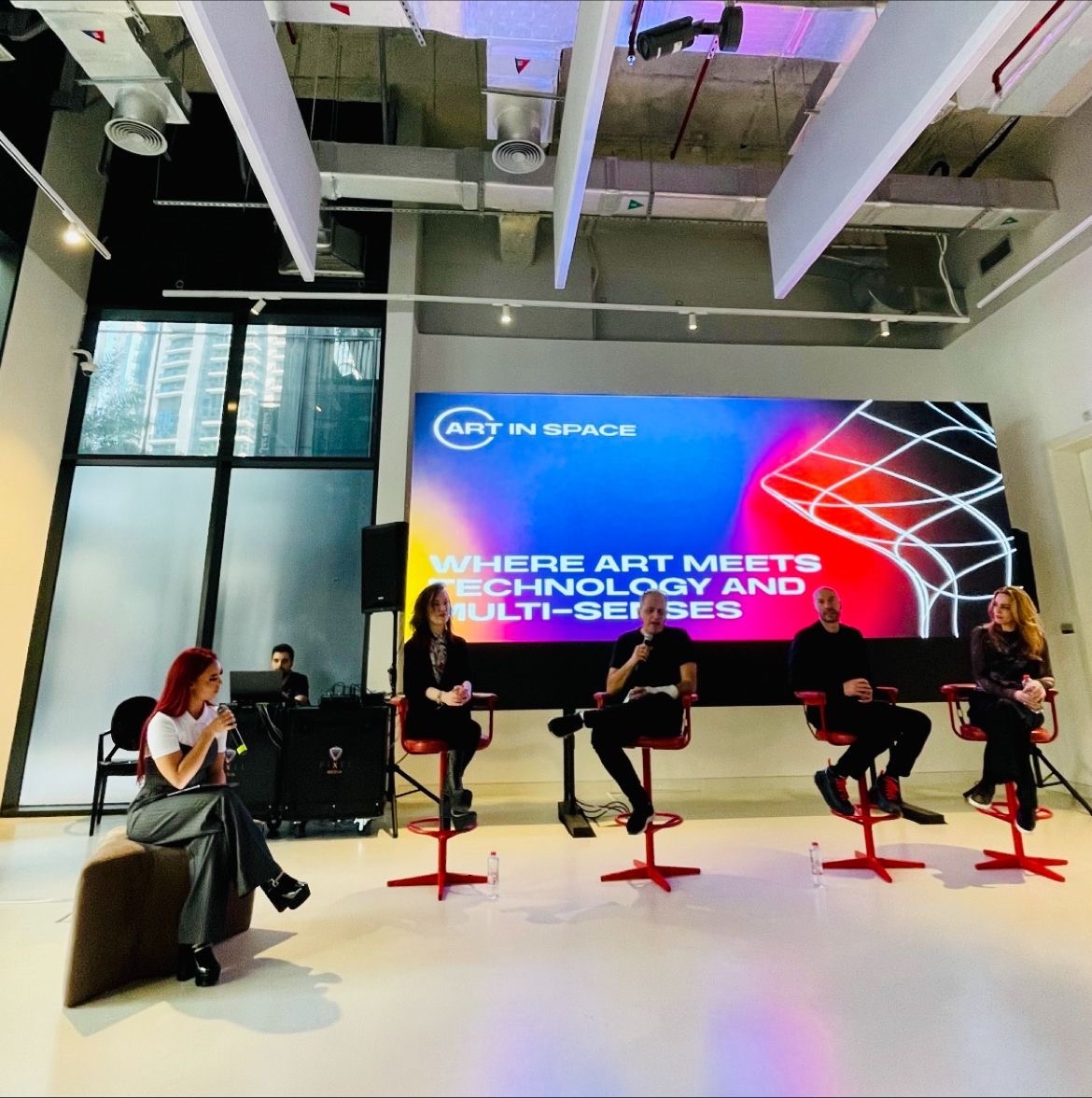 The Contemporary is Digital Art panel at Art in Space 360, Dubai, 2023