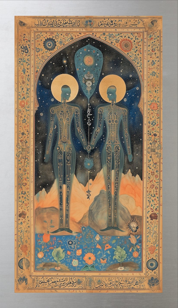 AI Futuristic Narratives in Historical Artistry, no. 1