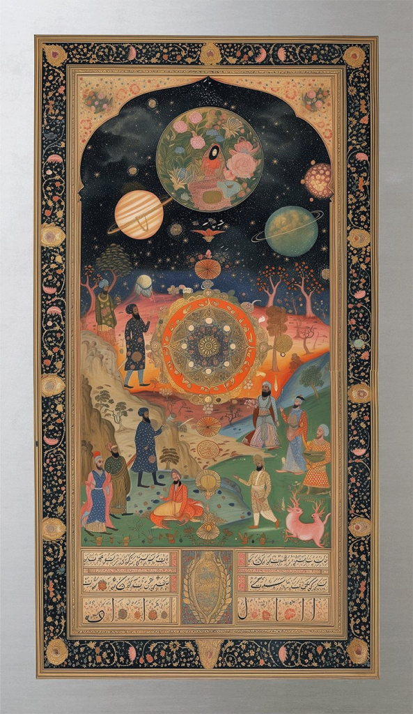AI Futuristic Narratives in Historical Artistry, no. 3
