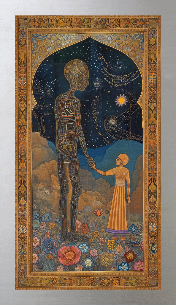 AI Futuristic Narratives in Historical Artistry, no. 13