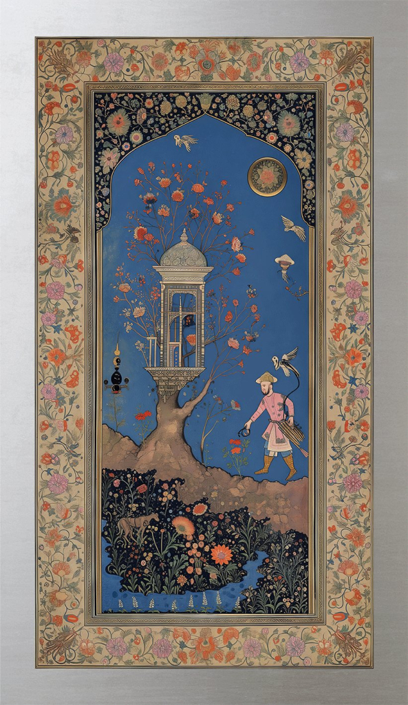 AI Futuristic Narratives in Historical Artistry, no. 19