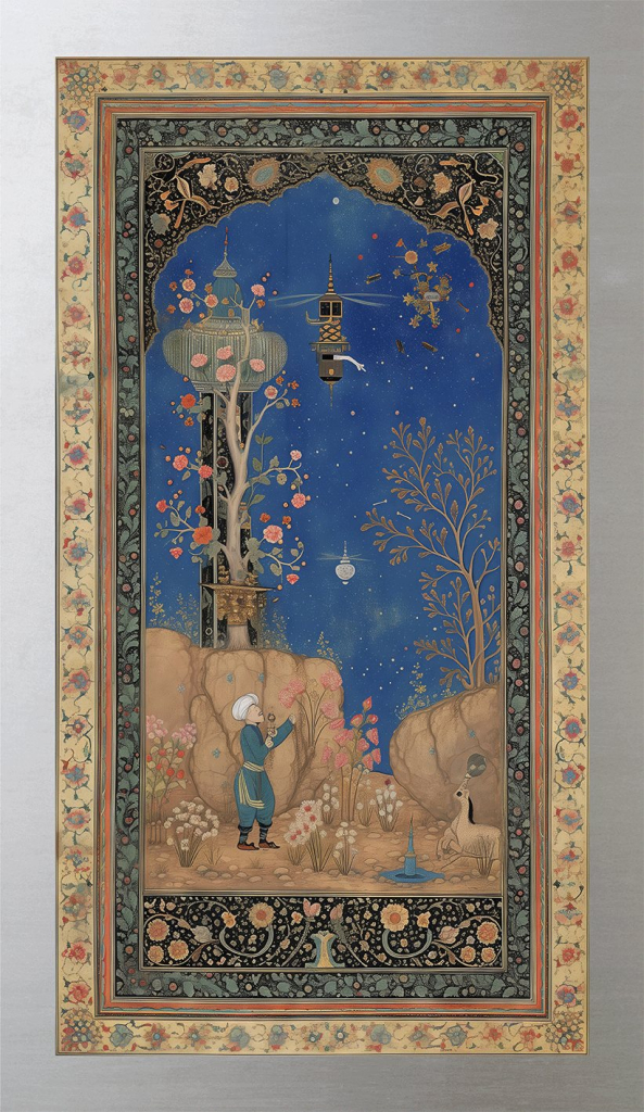 AI Futuristic Narratives in Historical Artistry, no. 30