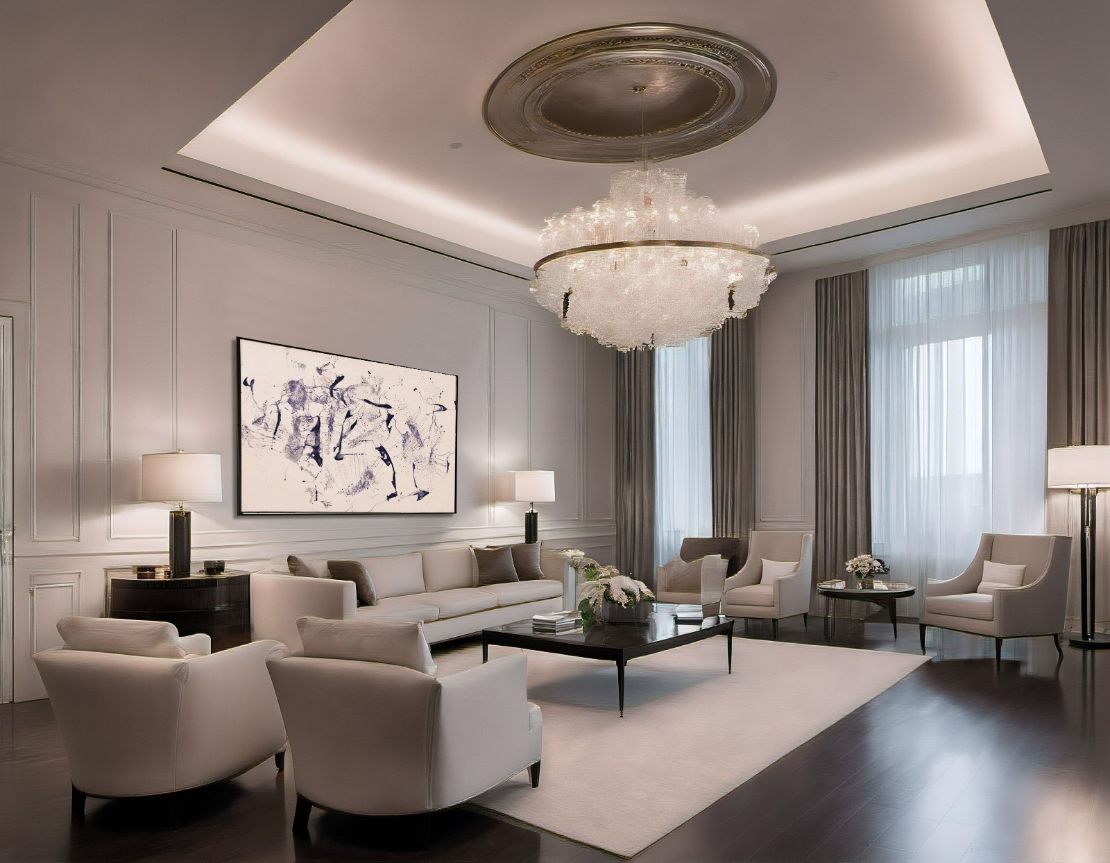 Lilac Interlude in a room