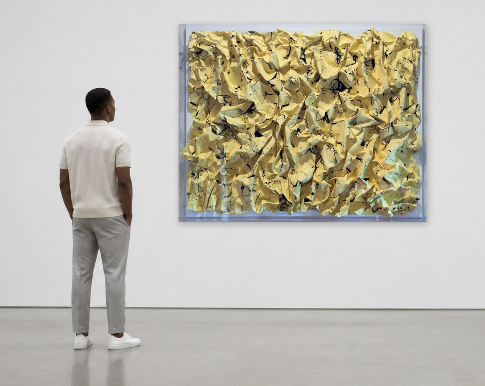 Yellow, shown at human scale